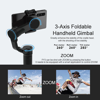 F3 Three-Axis Handheld Smart Tracking Stabilizer