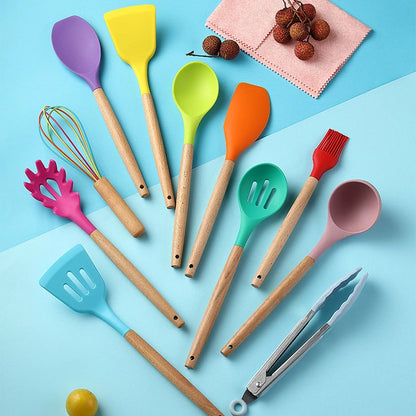 Silicone Kitchenware Cooking Utensils Set