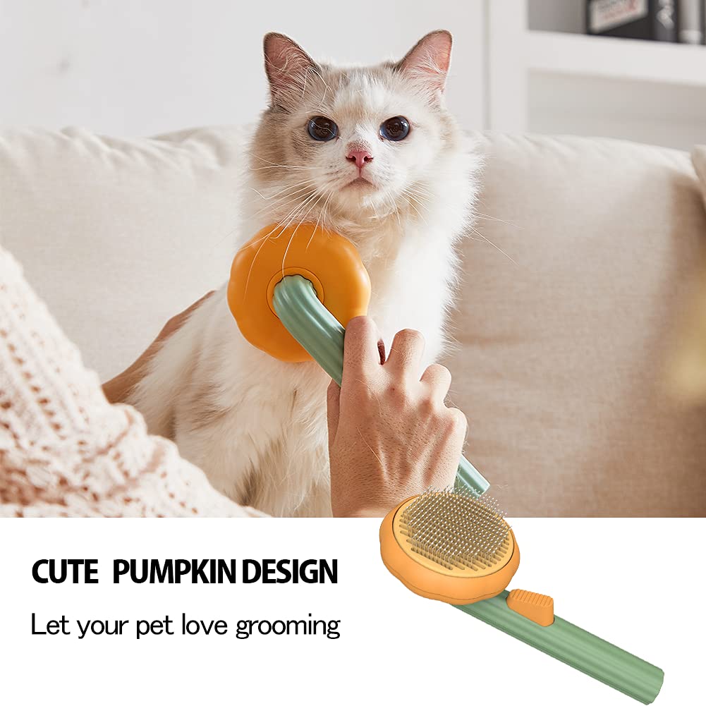 Pumpkin Comb Type Cat And Dog Hair Remover