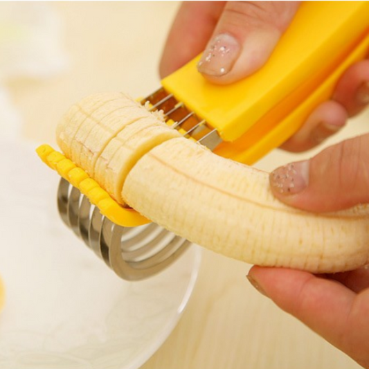 Kitchenware Banana Slicer Stainless Steel Cutter