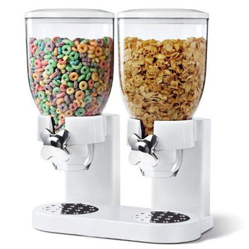 Double Dry Food/Fruit Dispenser, Dual Control