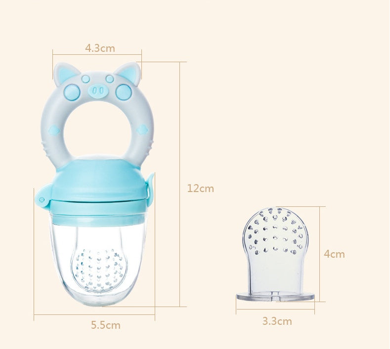 Baby Fruit Food Feeder & Mini Freezer Nibble Tray Combo