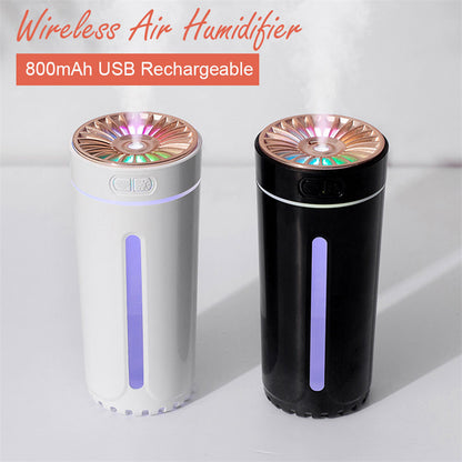 Wireless Air Humidifier Colorful Lights