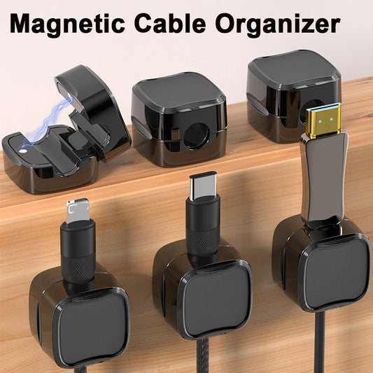 Magnetic Cable Clip. Cord Holder Wire Organizer