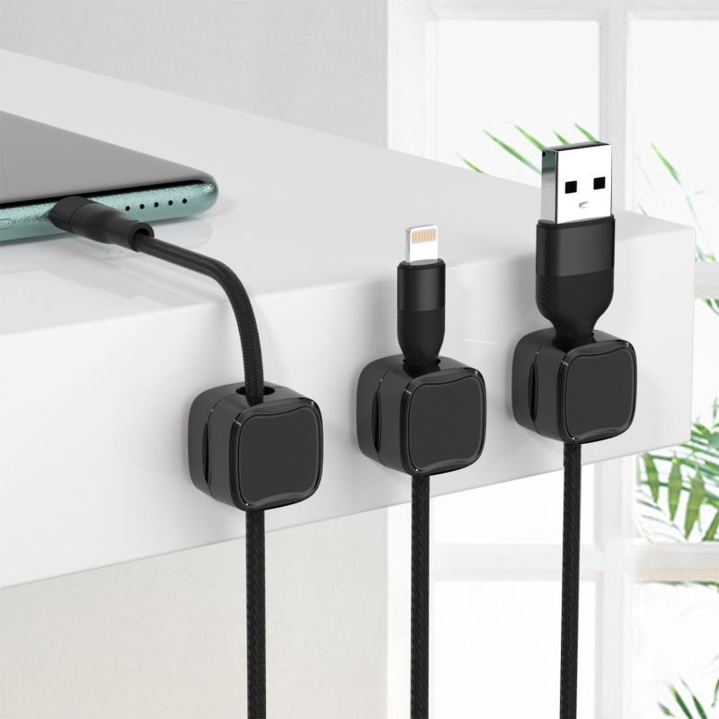 Magnetic Cable Clip. Cord Holder Wire Organizer