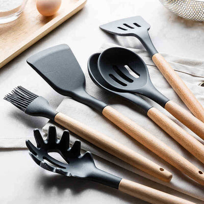 Non Stick Pot Spatula And Spoon - PurelyEss