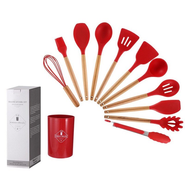 Non Stick Pot Spatula And Spoon - PurelyEss