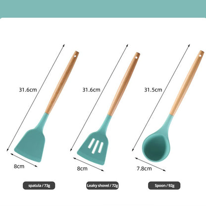 Non Stick Pot Spatula And Spoon - PurelyEss