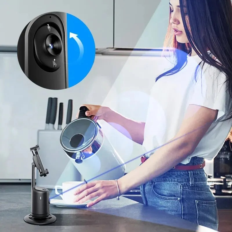 360 Auto Face Tracking Gimbal AI For Smartphone