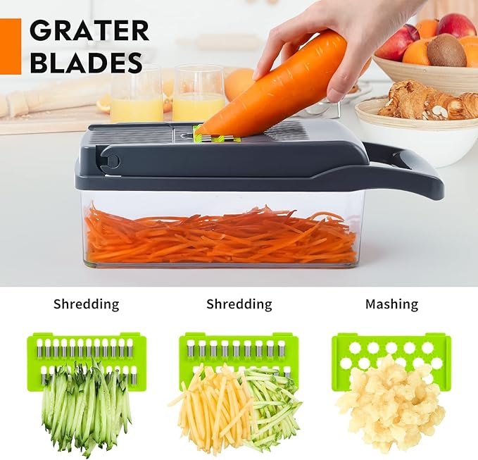 Multifunctional 13 In 1 Food Chopper