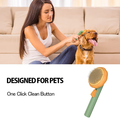 Pumpkin Comb Type Cat And Dog Hair Remover